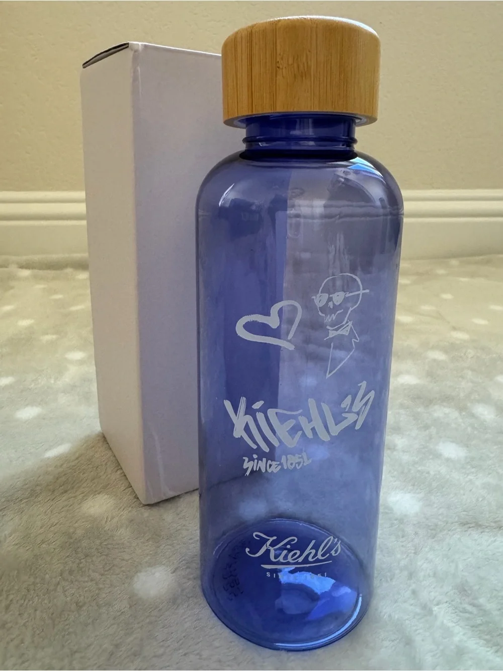 Kiehl's Purple Translucent Bottle with Bamboo Cap